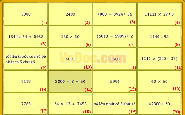 Đề thi violympic toán lớp 4 vòng 10