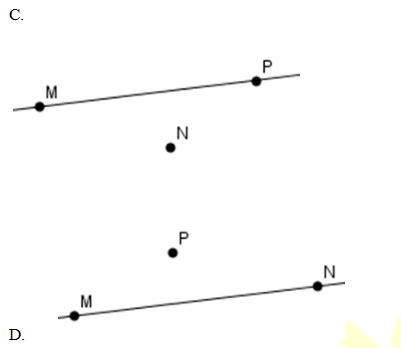 Trắc nghiệm Toán lớp 6: Ba điểm thẳng hàng